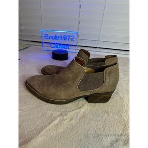 Born Women's Dallia Ankle Booties Brown Size 7 Casual Fall Shoes